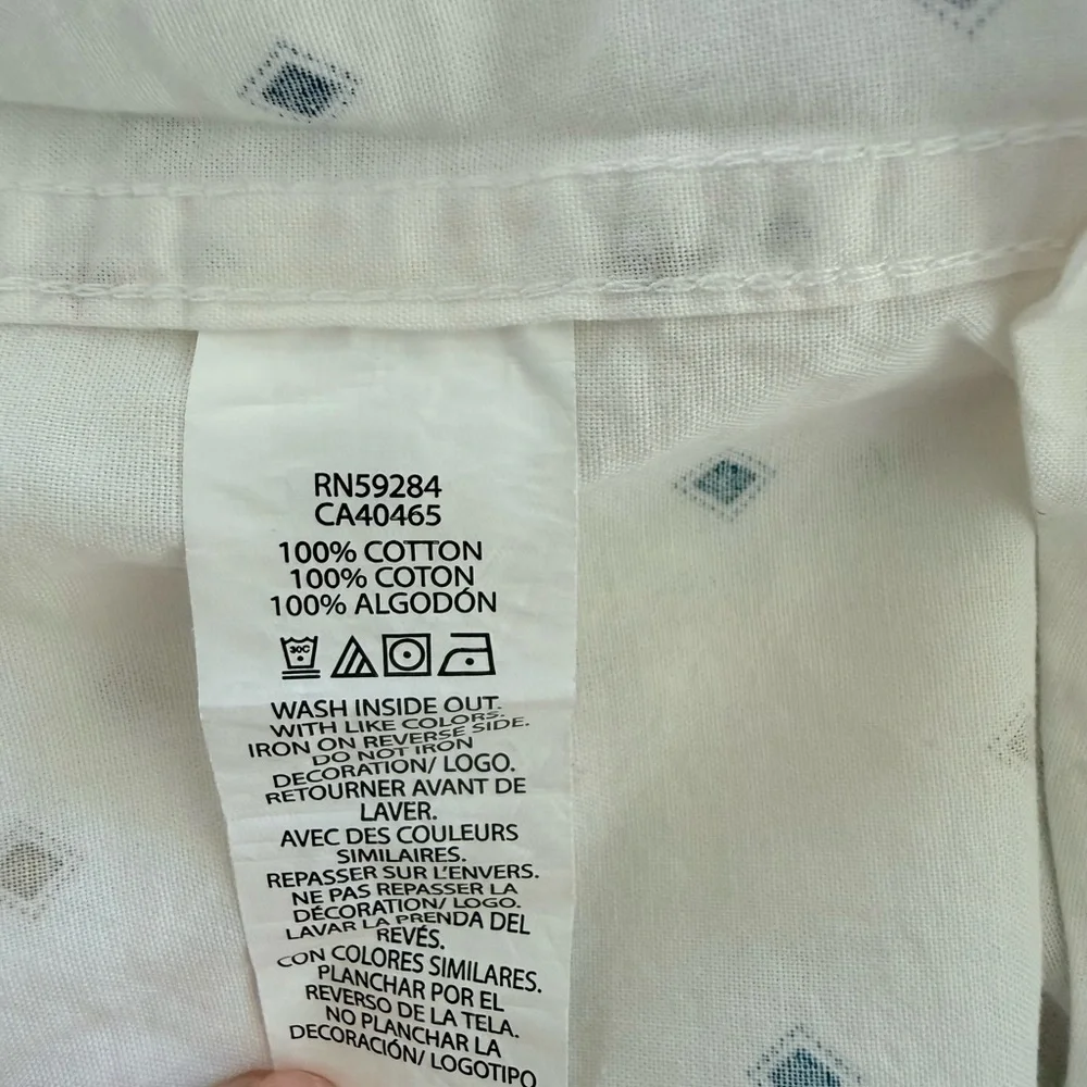 The Children's Place White Button Down Shirt NWT Size 5/6